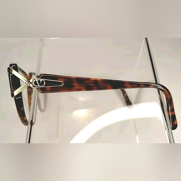 Valentino Tortoise Gold Eyeglasses Frames V164 518 130 - Picture 3 of 13
